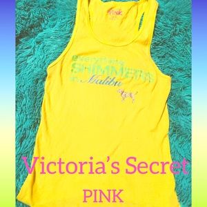 🏝🏄🏽‍♀️ VINTAGE VICTORIA’S SECRET. PINK TANK🏝
